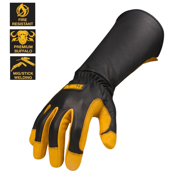 Premium Leather Welding Gloves, Medium